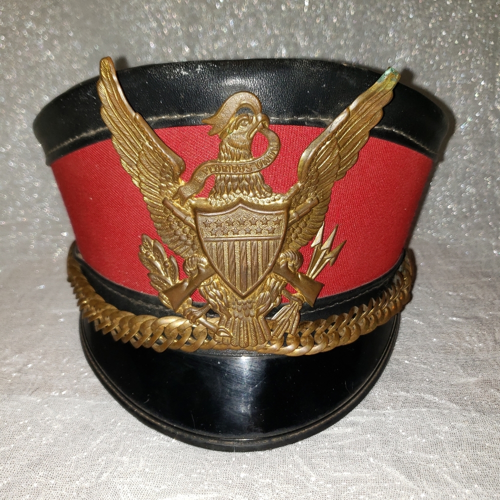 Vintage 1968 Marching Band Hat